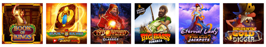 Pokie games at Casino Tropez