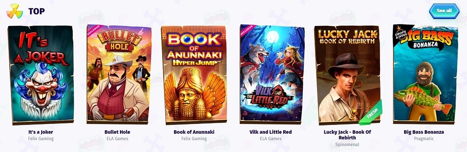 Top games to play at Casombie casino