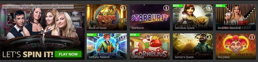 Games to play at Hopa Casino