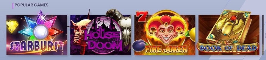 Popular pokie games at Casiplay