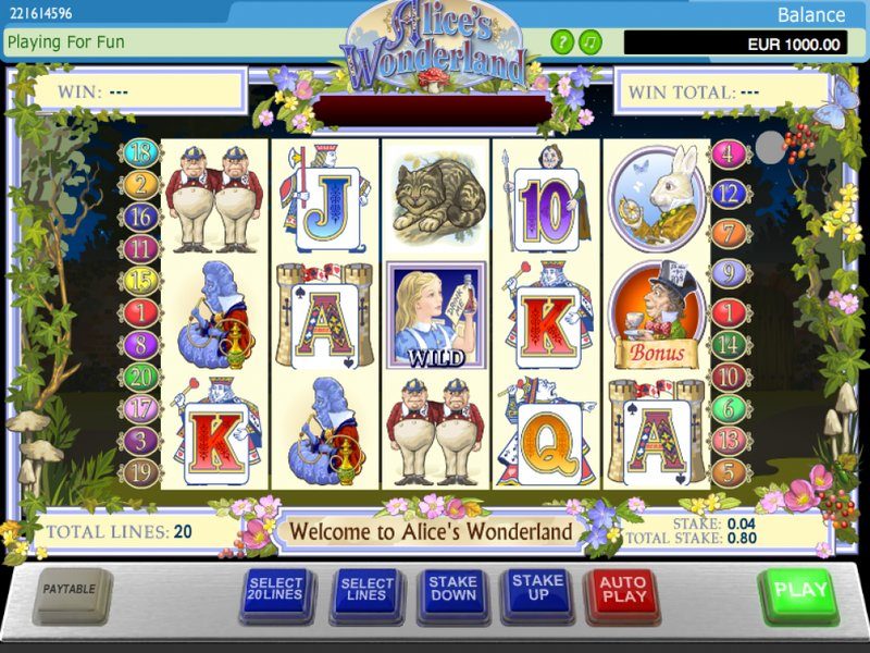 Adventures in Wonderland game view nz