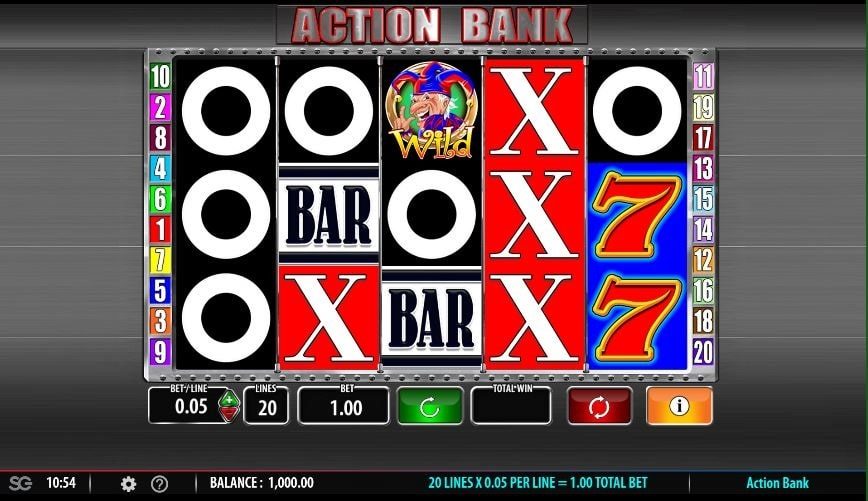 Action Bank game view for NZ players