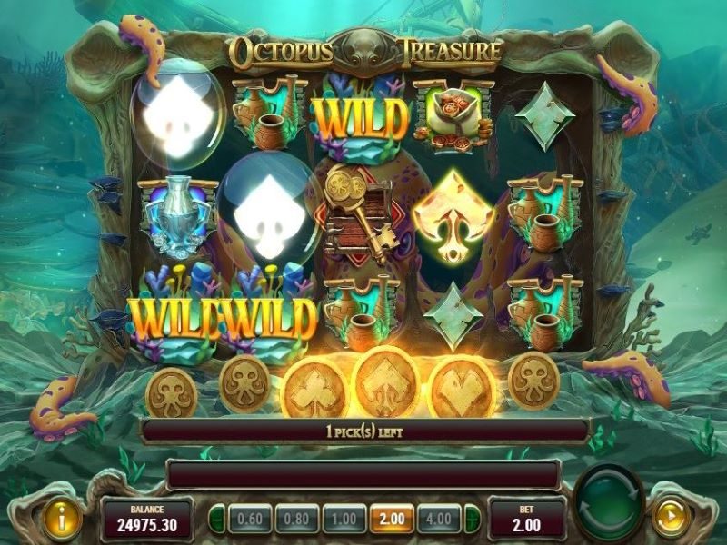 Octopus Treasure pokie game