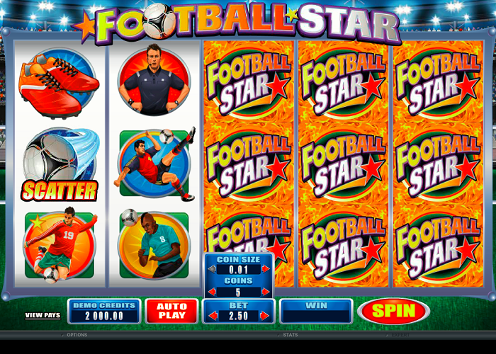 Footbal Star pokie game nz