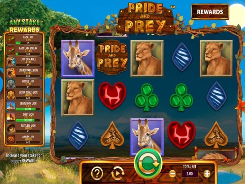 Pride and Prey game view