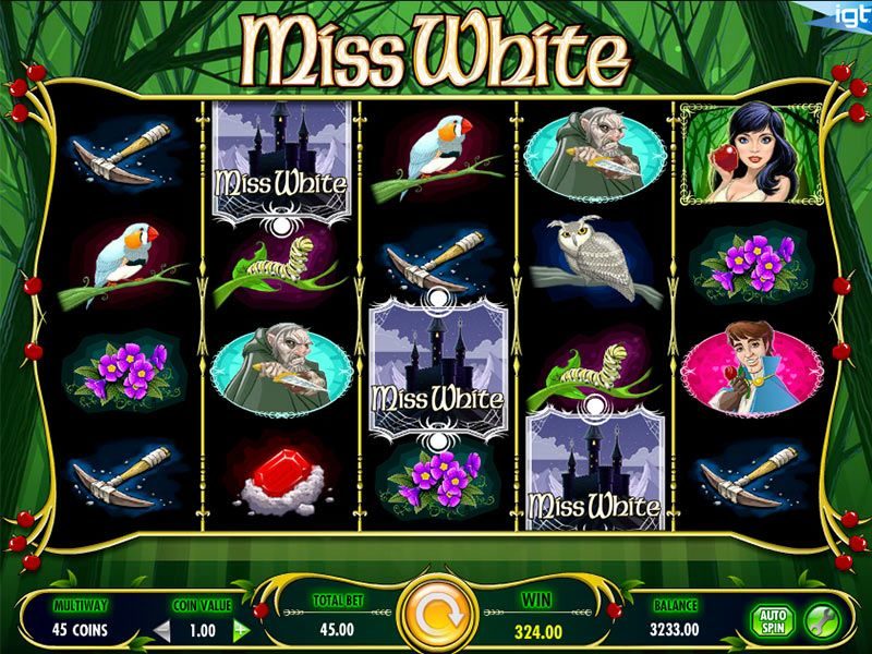 Miss White pokie game