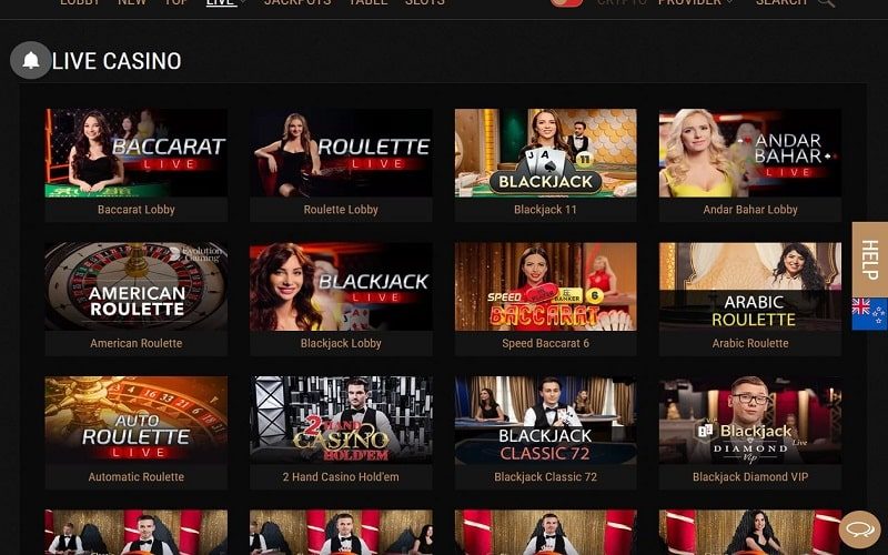 King Billy Casino live casino games NZ