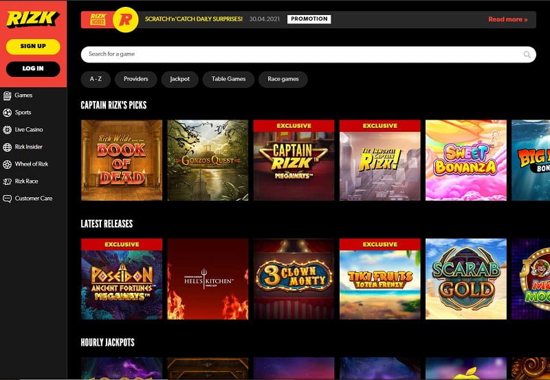 Captain Rizk's picks