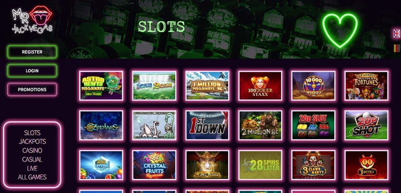 Pokie games to play at Mr jack vegas Casino