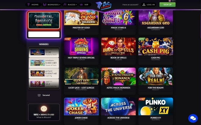 Casino games to play at 7Bit casino nz
