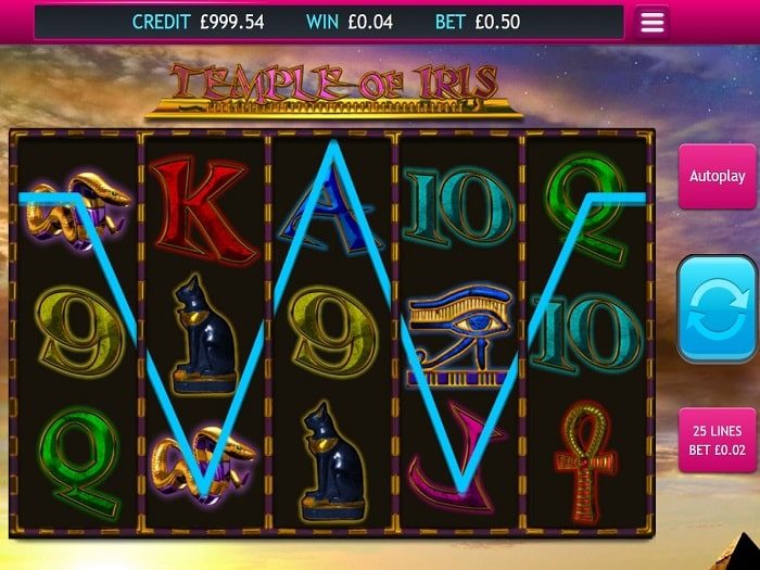 Temple of Iris game view for NZ players