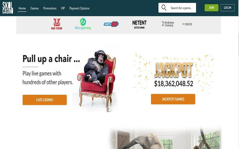 Skol online casino NZ