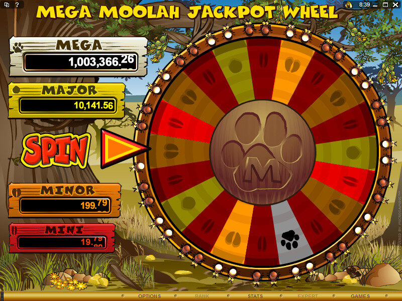 Mega Moolah game view nz