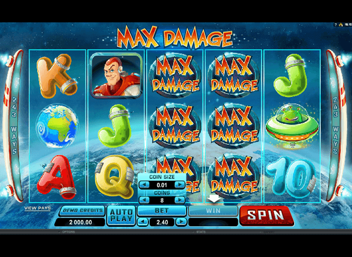 Max Damage pokie game nz