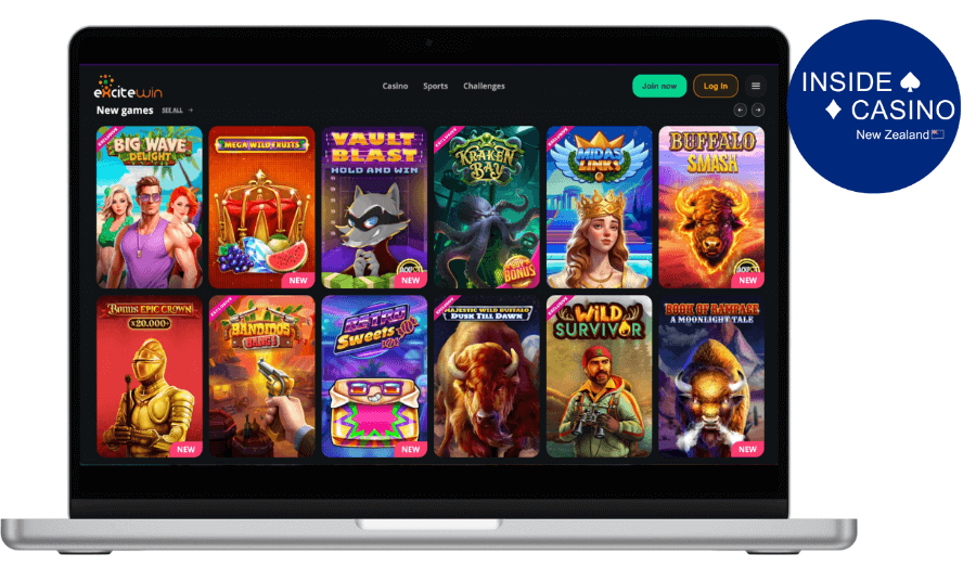 new games to play at excitewin nz