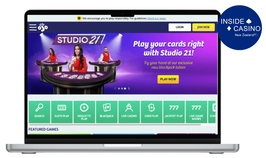 playojo casino homepage