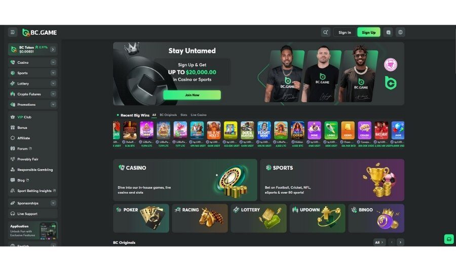 bc game casino nz