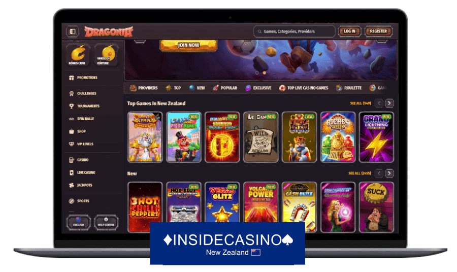 dragonia casino games in nz