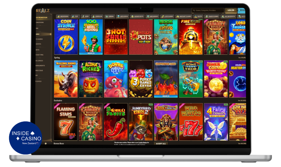 Top Games Realz Casino