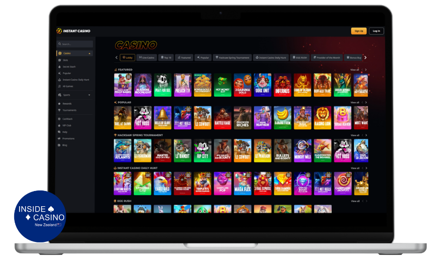 Instant Casino Top Games